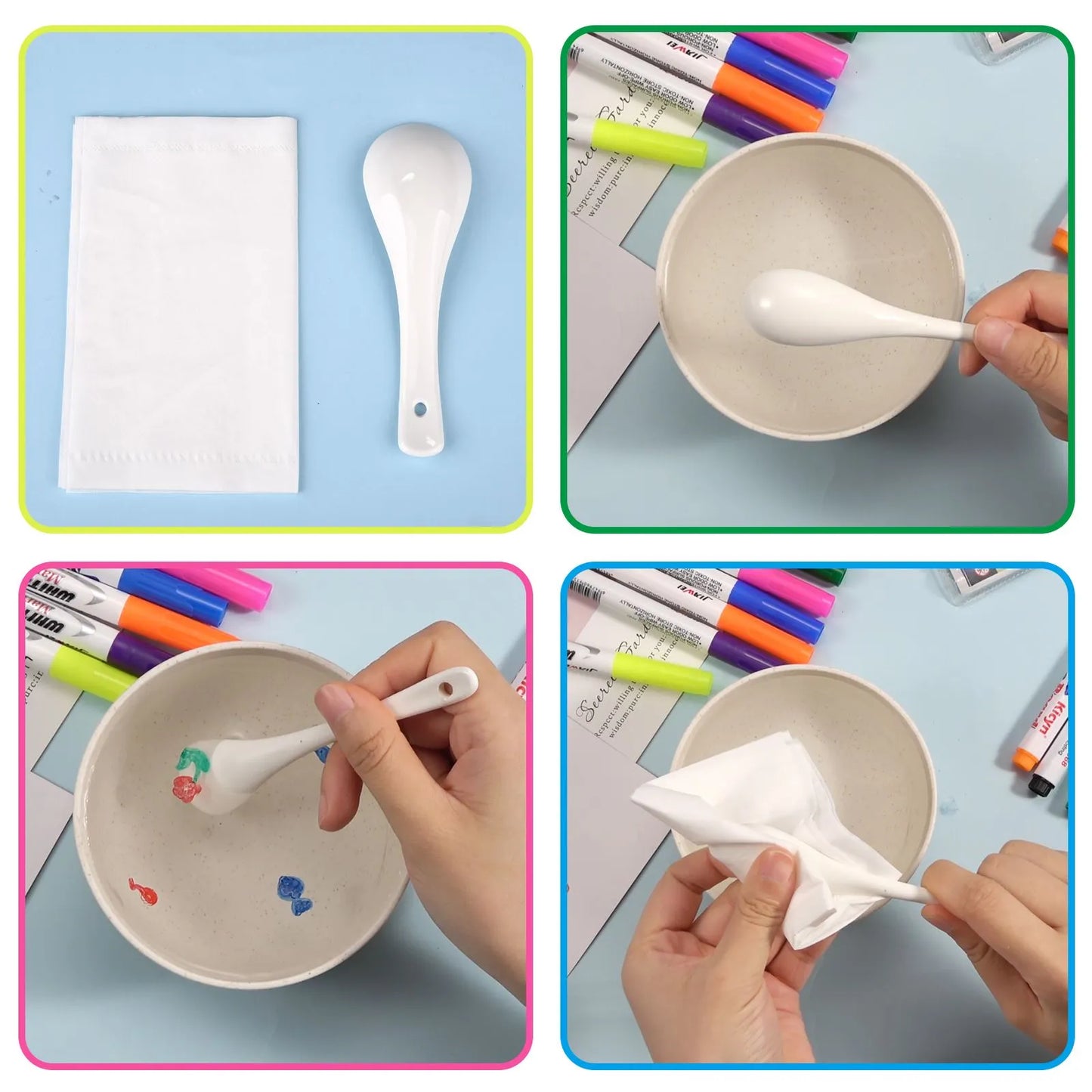 Kids' Creative Splash 8/12-Color Water Magic Pen Set: Float & Doodle Art Markers for Early Artistic Discovery
