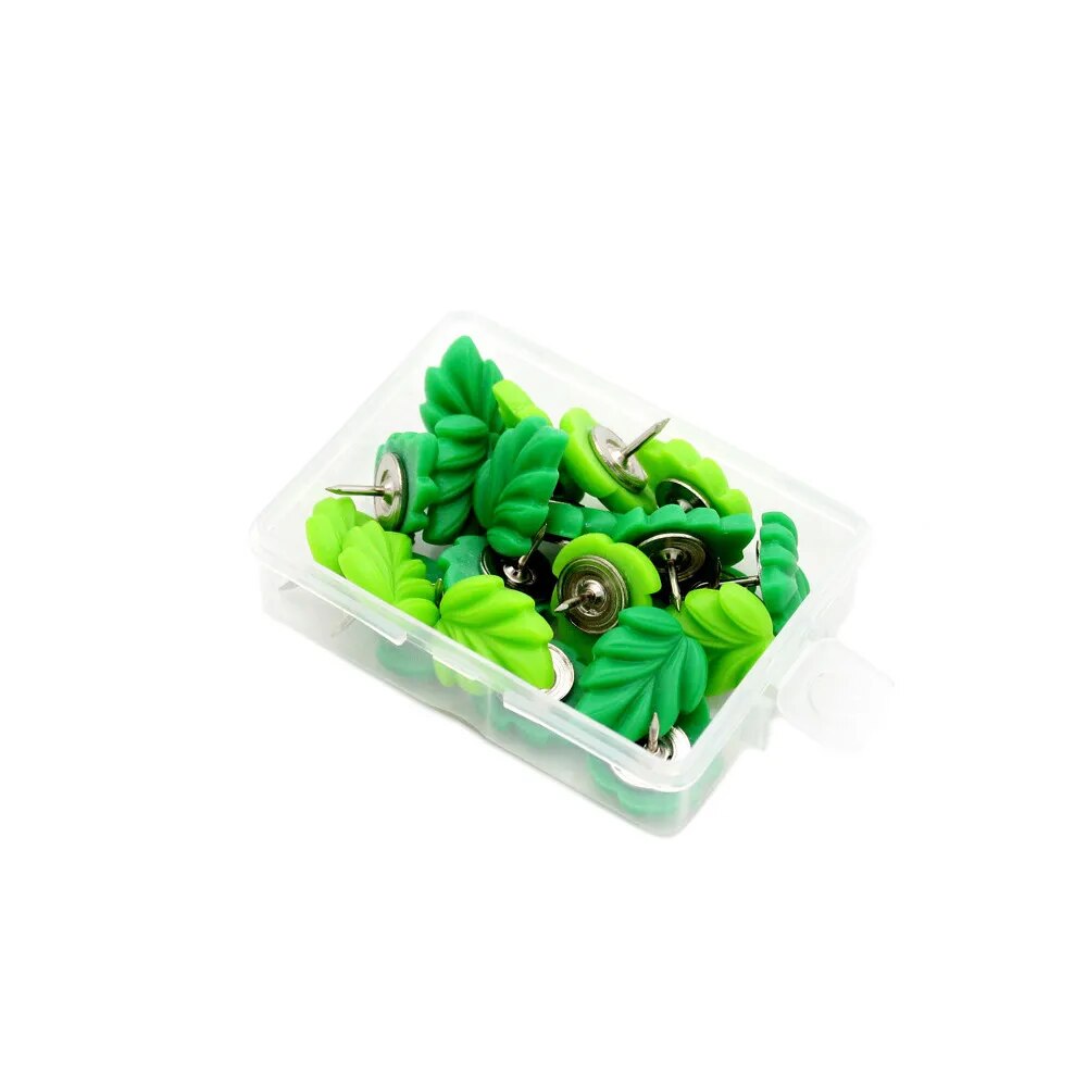 Leafy push pins 20pcs