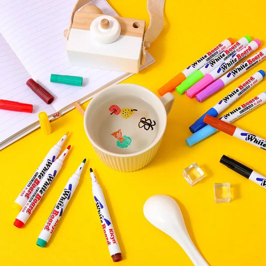 Color Magic Spoon Water Doodle Set: Floating Art Markers for Kids' Early Creative Learning & Play