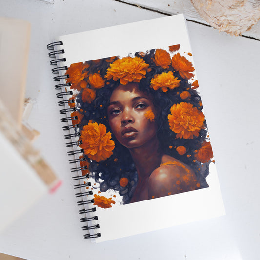 Marigold Crown - Spiral notebook