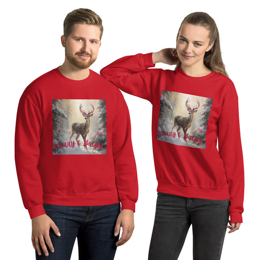 Merry and Bright Reindeer Sweatshirt